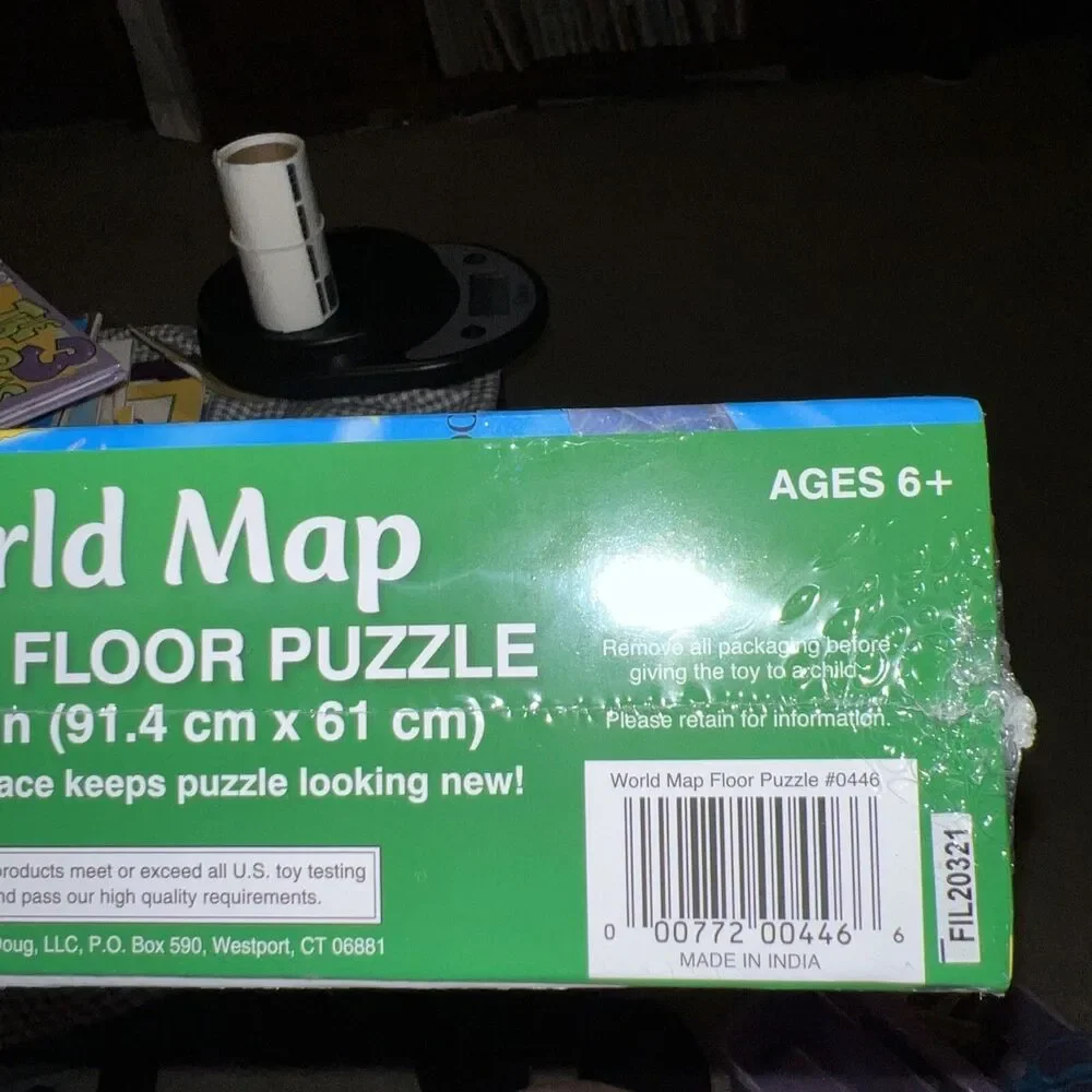 Melissa & Doug World Map Jumbo Jigsaw Floor Puzzle 33 Pc Sealed Brand New 2019